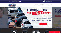 Desktop Screenshot of lakeviewautosales.ca